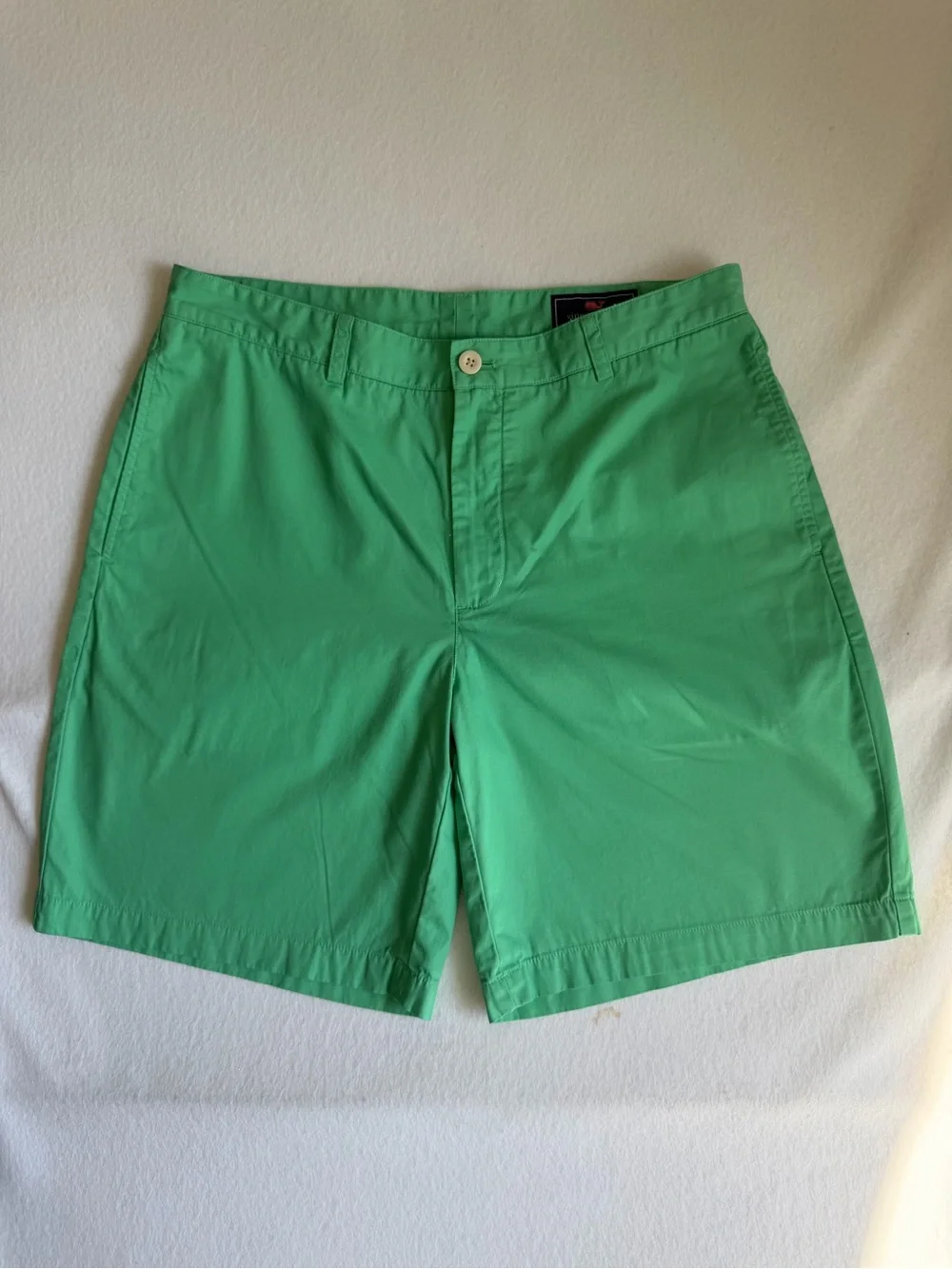 Vineyard Vines Club Shorts Green Cotton Chino Shorts Men’s 36 Preppy coastal